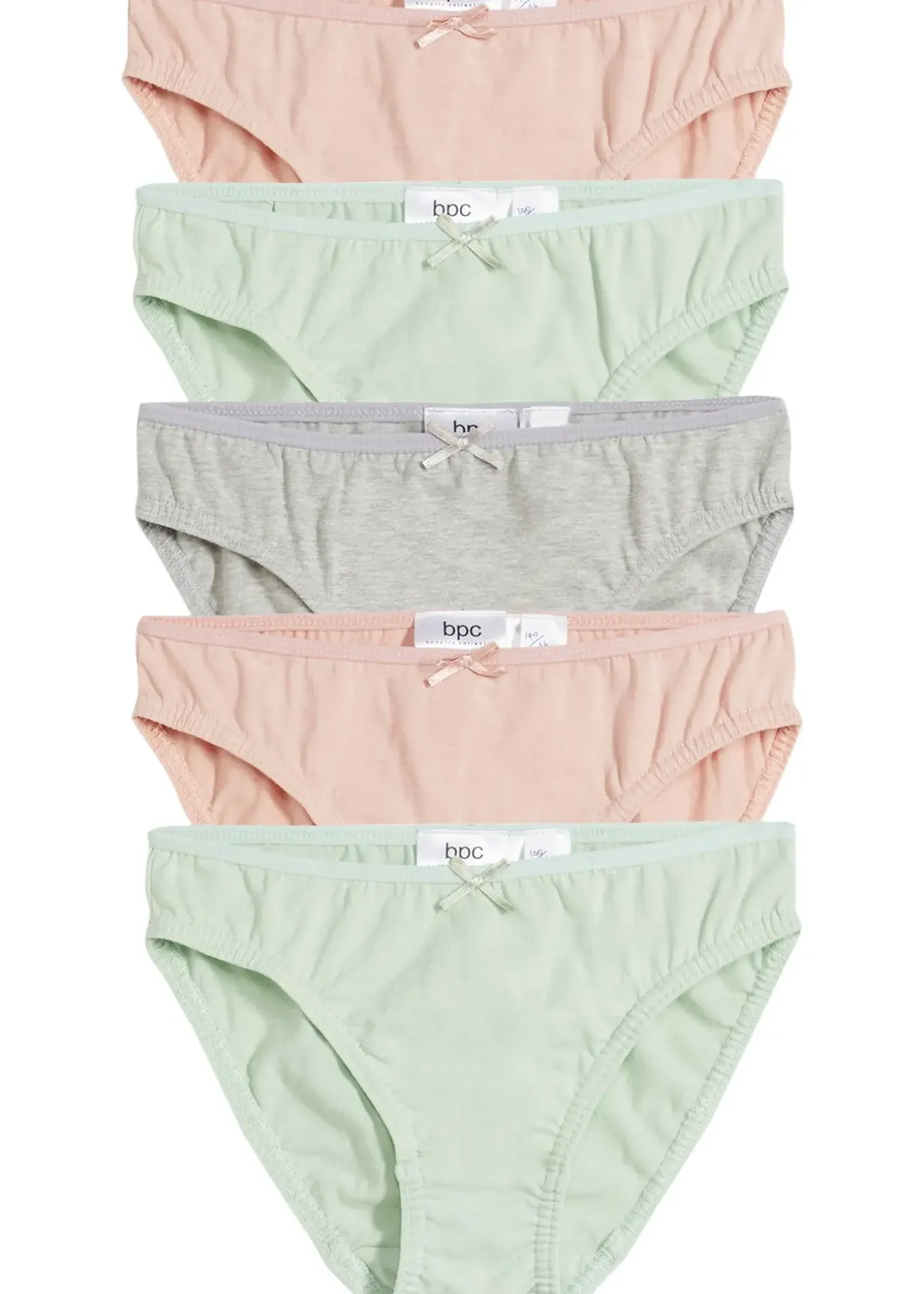 Lot de 5 slips coton