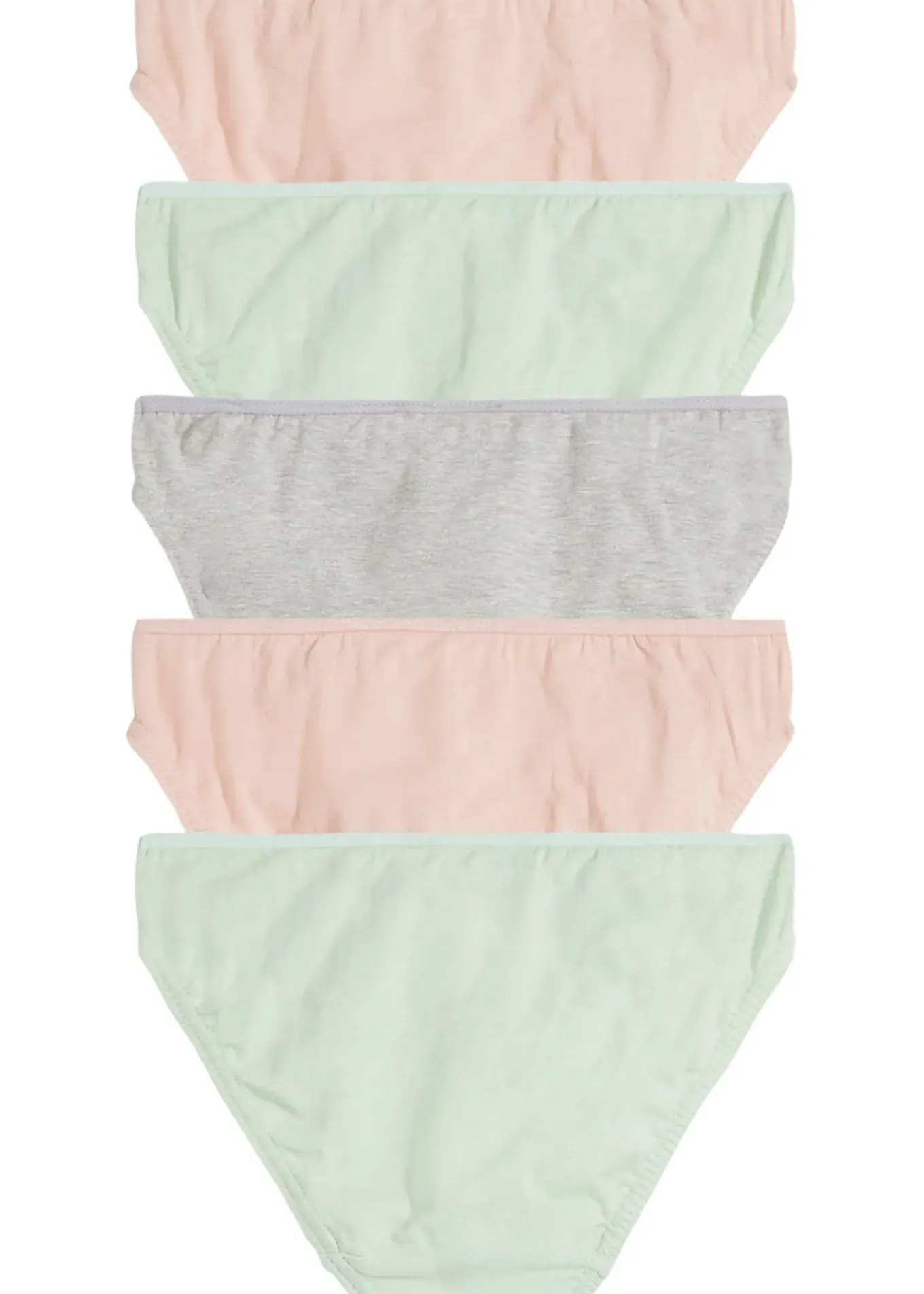 Lot de 5 slips coton