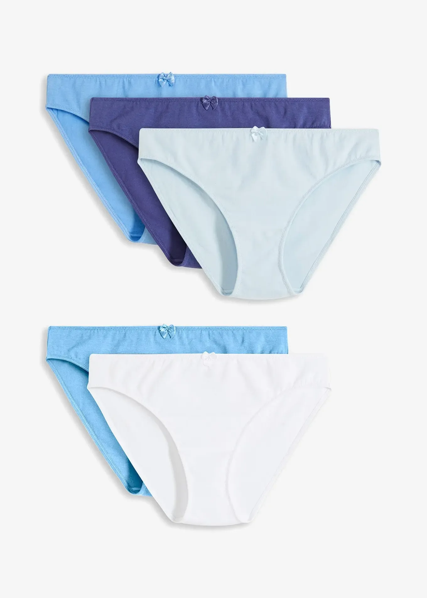 Lot de 5 slips coton
