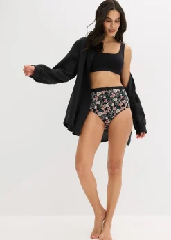 Lot de 4 slips coton taille haute