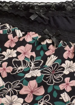 Lot de 4 slips coton taille haute