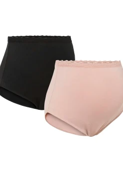 Lot de 2 slips de grossesse coton