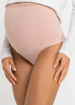 Lot de 2 slips de grossesse coton