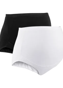 Lot de 2 slips de grossesse en coton