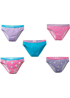 Lot de 5 slips en coton doux et extensible