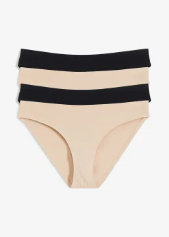 Lot de 4 slips invisibles en coton