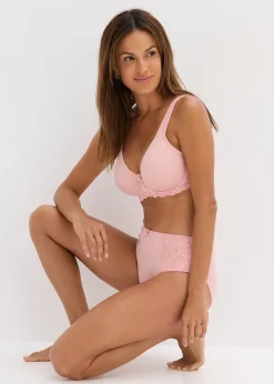 Lot de 2 slips maxi avec dentelle