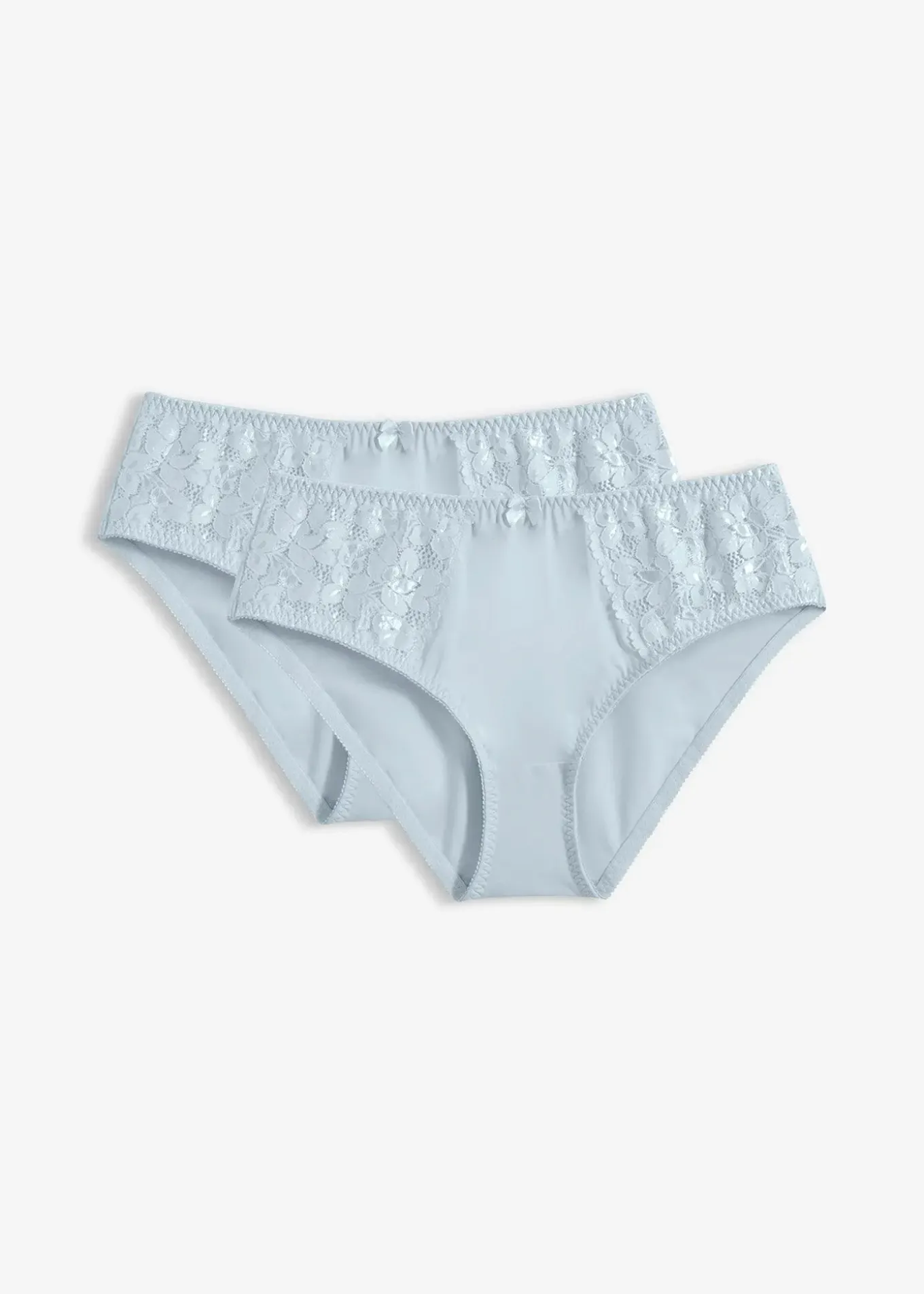 Lot de 2 slips maxi avec dentelle