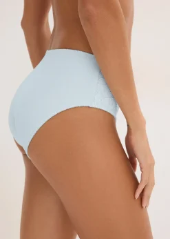 Lot de 2 slips maxi avec dentelle