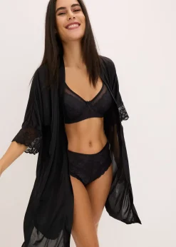 Lot de 2 slips maxi avec dentelle