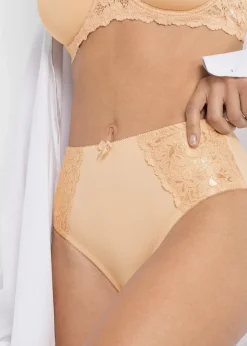 Lot de 2 slips maxi avec dentelle