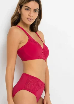 Lot de 2 slips maxi avec dentelle