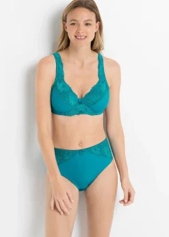 Lot de 2 slips maxi avec dentelle