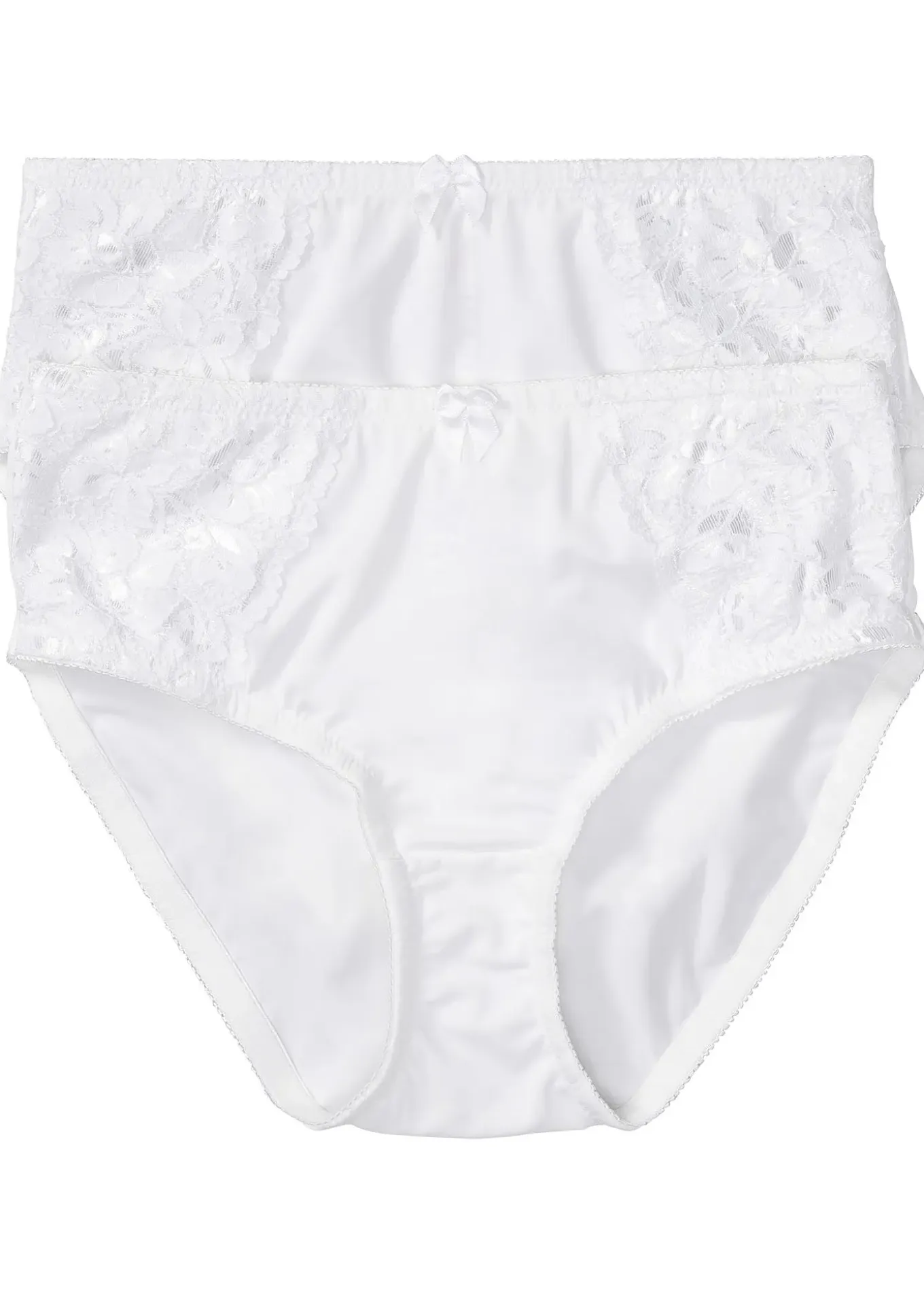 Lot de 2 slips maxi avec dentelle