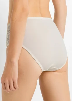 Lot de 2 slips maxi avec dentelle