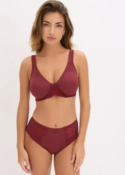 Lot de 2 slips maxi avec dentelle