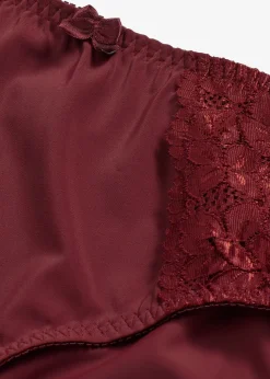 Lot de 2 slips maxi avec dentelle