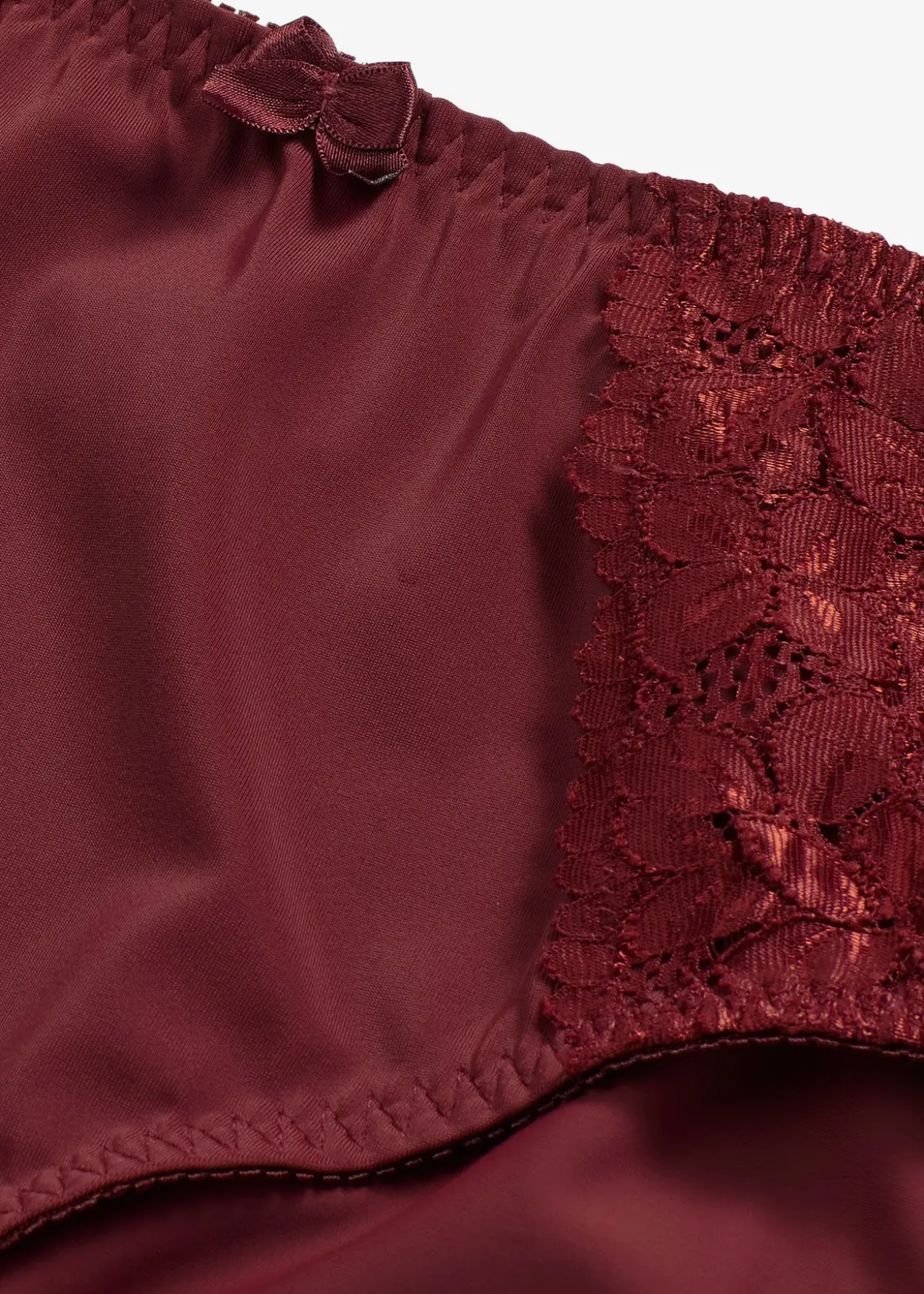 Lot de 2 slips maxi avec dentelle