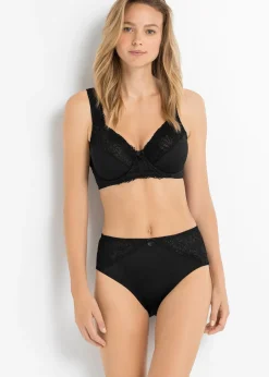 Lot de 2 slips maxi avec dentelle