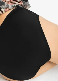 Lot de 2 slips maxi avec dentelle