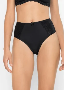 Lot de 2 slips maxi avec dentelle