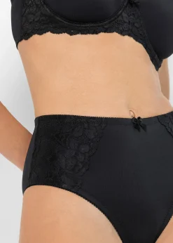 Lot de 2 slips maxi avec dentelle