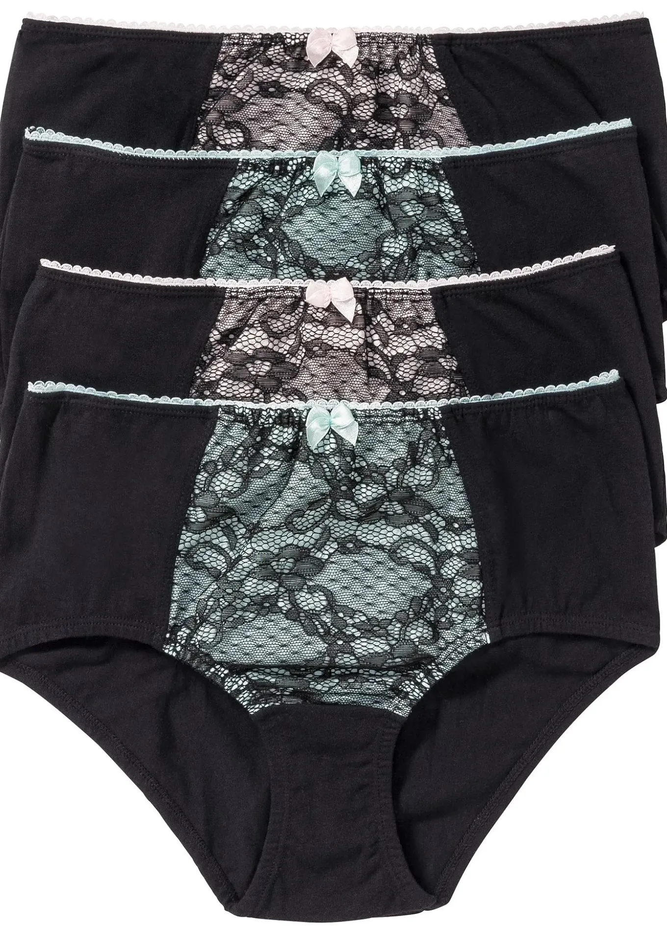 Lot de 4 slips maxi coton