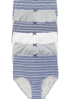 Lot de 6 slips taille haute