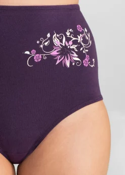 Lot de 5 slips taille haute