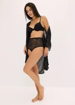 Lot de 3 slips taille haute en dentelle