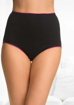 Lot de 5 slips taille haute