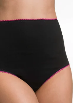 Lot de 5 slips taille haute