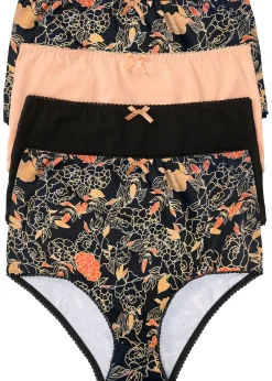 Lot de 4 slips taille haute