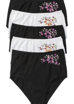 Lot de 5 slips taille haute