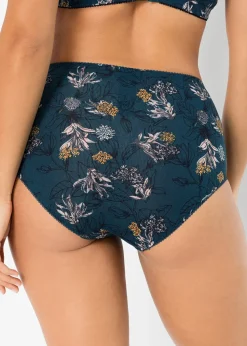 Lot de 4 slips taille haute coton