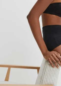 Lot de 4 slips taille haute en coton léger