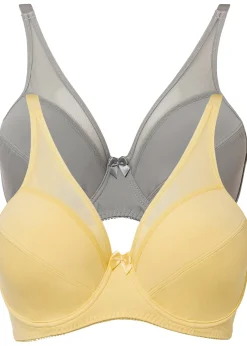 Lot de 2 soutiens-gorge à armatures avec mesh