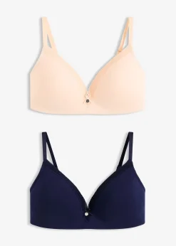Lot de 2 soutiens-gorge à coques sans armatures