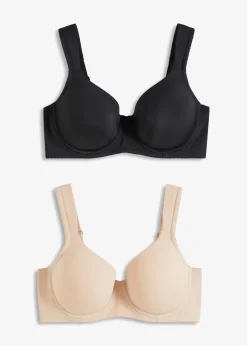 Lot de 2 soutiens-gorge à coques et armatures