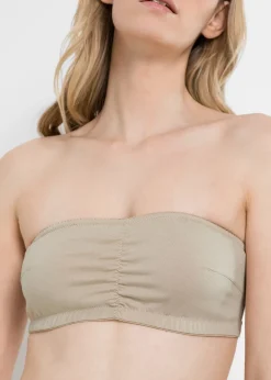 Lot de 2 soutiens-gorge bandeau coton jusqu’au bonnet B