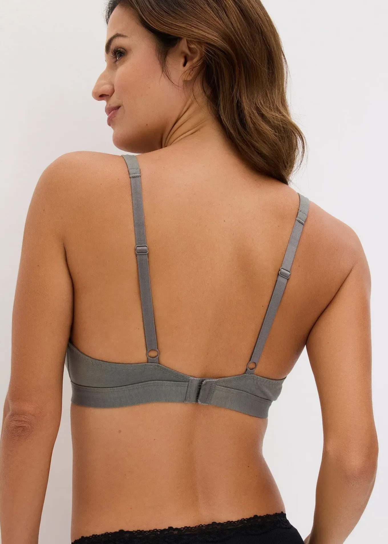 Lot de 2 soutiens-gorge bralette coton sans armatures