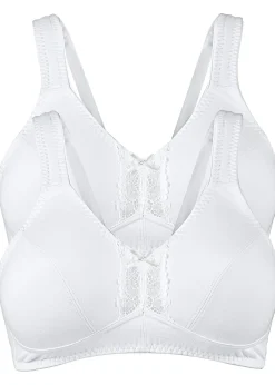 Lot de 2 soutiens-gorge coton sans armatures