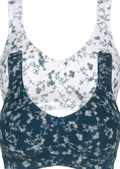 Lot de 2 soutiens-gorge coton sans armatures