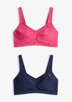 Lot de 2 soutiens-gorge coton sans armatures