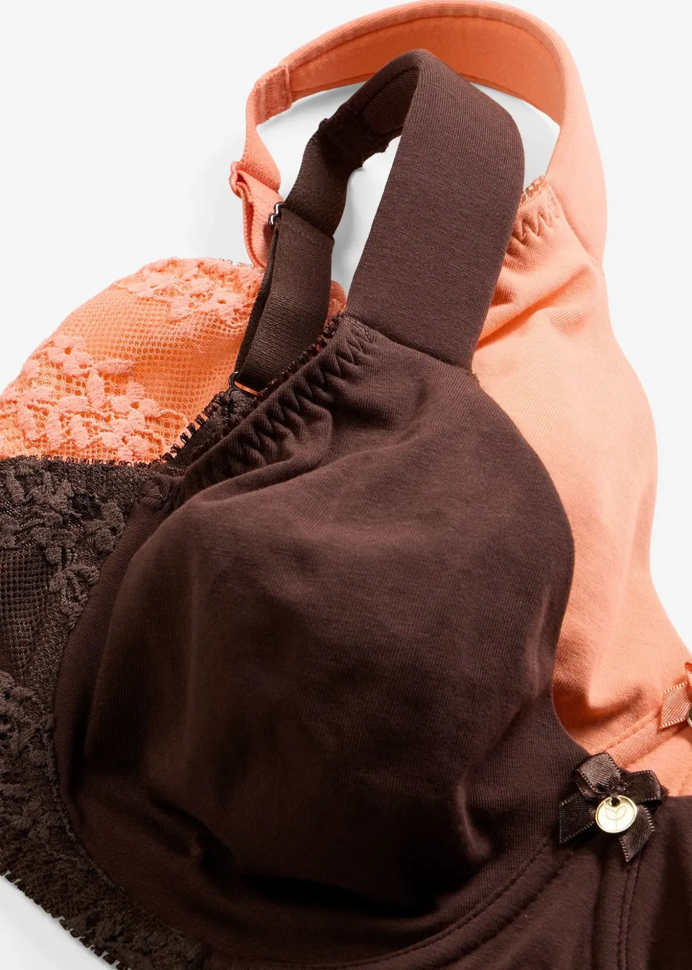 Lot de 2 soutiens-gorge coton moulés à armatures