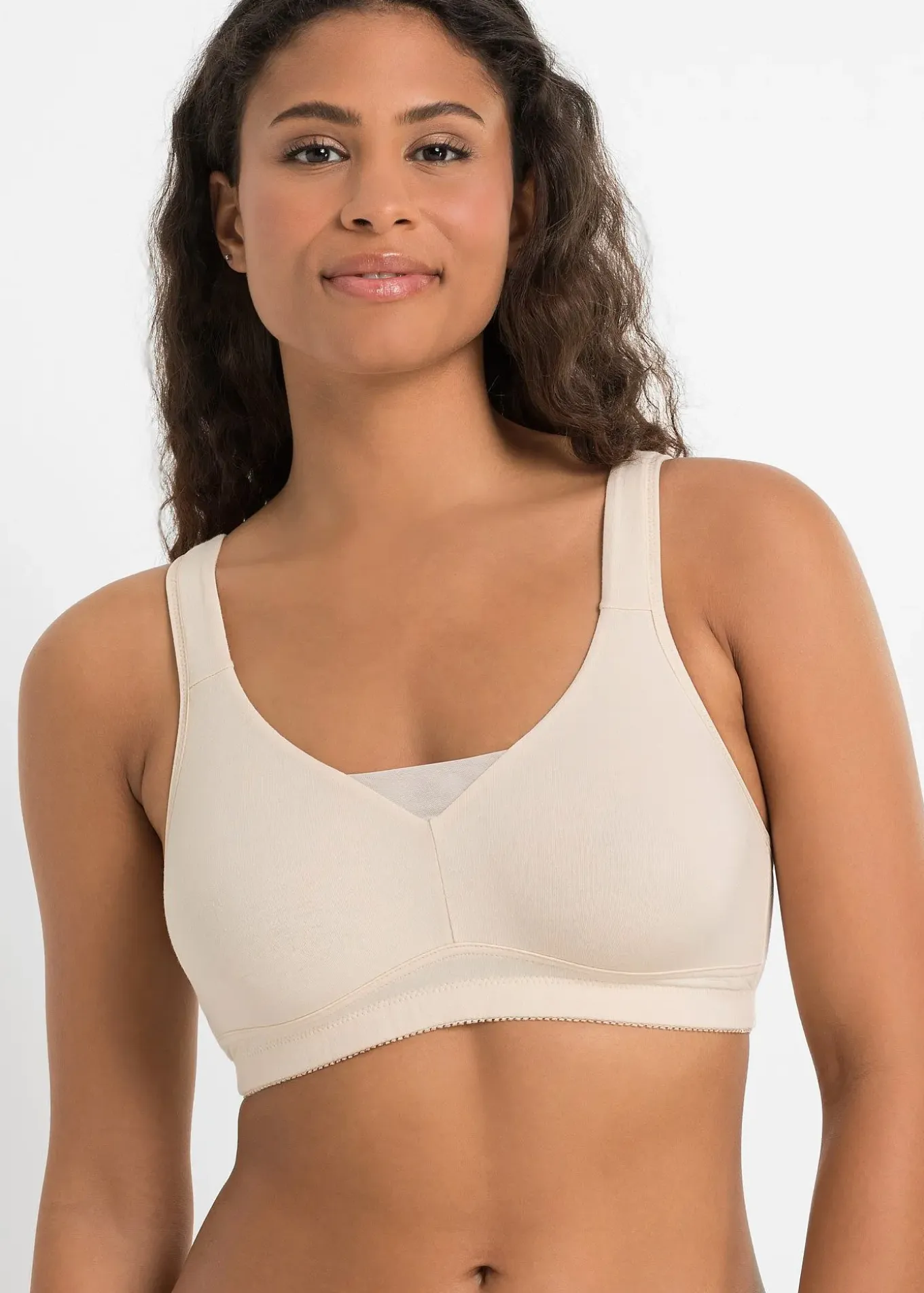 Lot de 2 soutiens-gorge coton moulés sans armatures