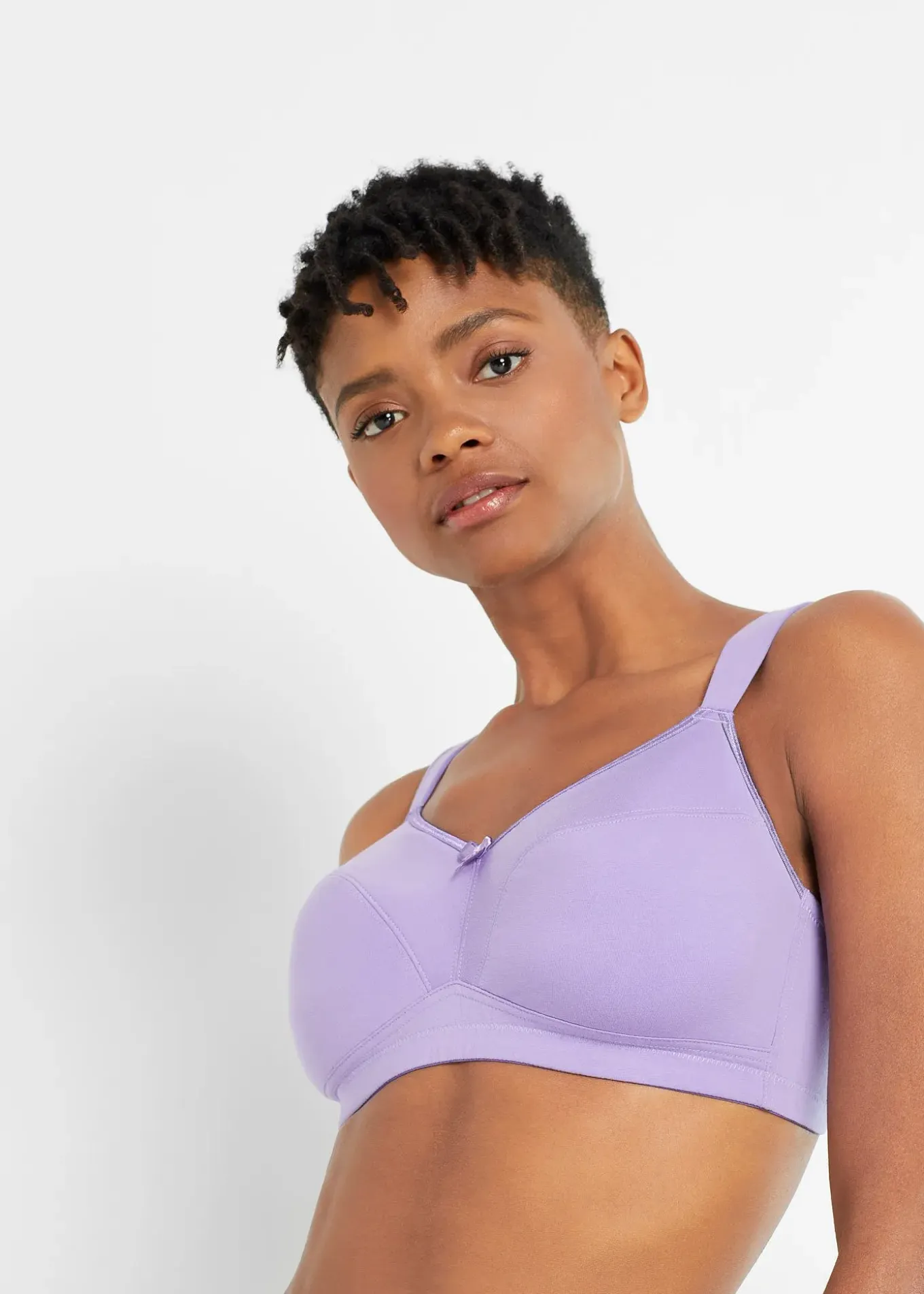 Lot de 3 soutiens-gorge coton sans armatures