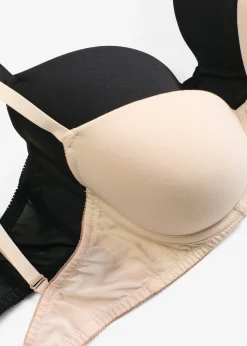 Lot de 2 soutiens-gorge coton à coques et armatures