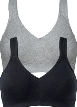 Lot de 2 soutiens-gorge coton sans armatures