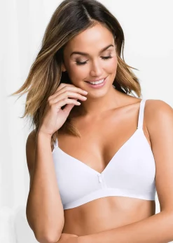 Lot de 3 soutiens-gorge coton sans armatures